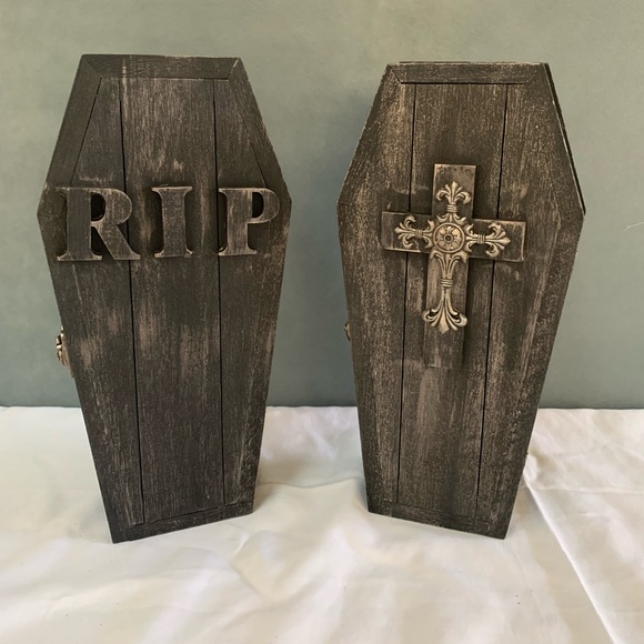 Holiday Halloween Decor Coffins Poshmark